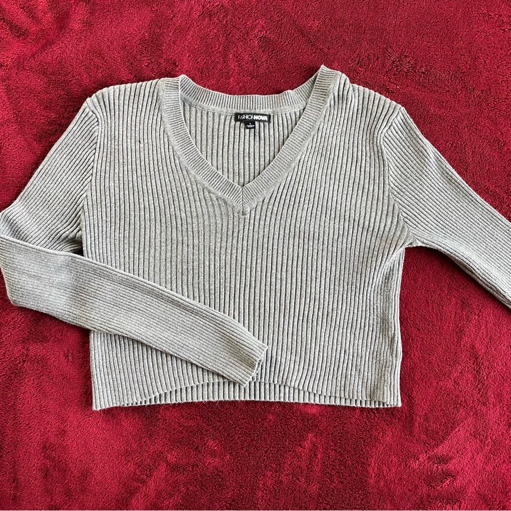 Fashion Nova Cropped Sweater